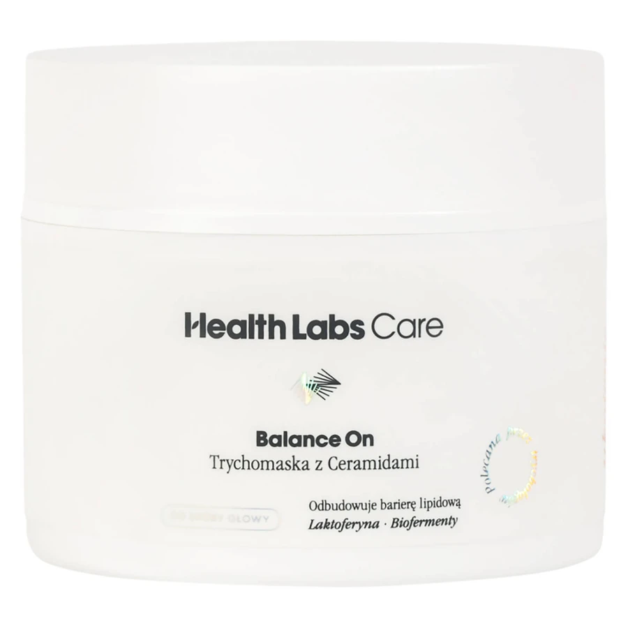 Health Labs Balance On kit, hydraterende trichome shampoo met prebiotica, 250 ml + trichome met ceramiden voor hoofdhuid, 175 ml + gratis haartulband