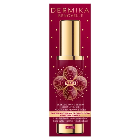 Dermika Renovelle, exclusive multi-elixir serum nightly skin repair, 50 ml