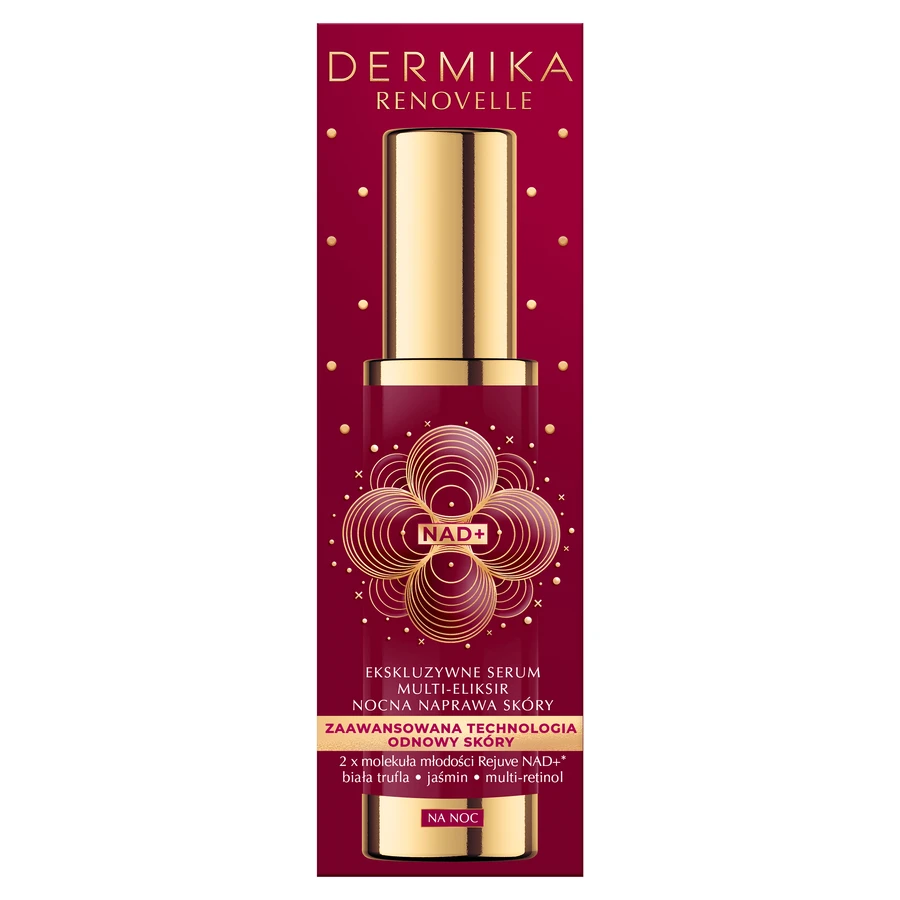 Dermika Renovelle, exclusive multi-elixir serum nightly skin repair, 50 ml