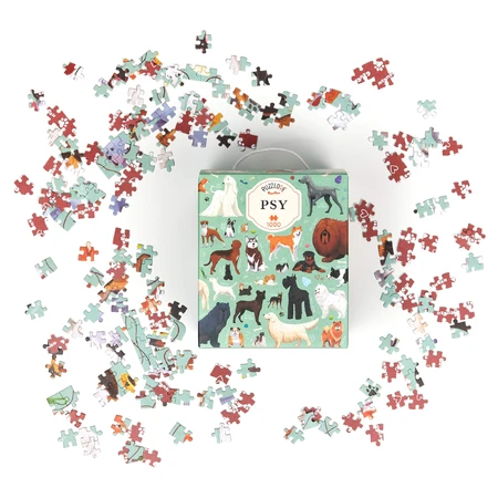 CzuCzu Puzzlove Dogs, family puzzle, 1000 pieces