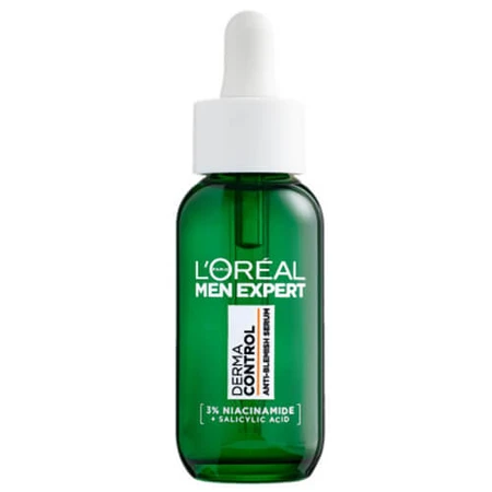 L'Oréal Men Expert Derma Control, sérum con niacinamida contra las imperfecciones, 30 ml
