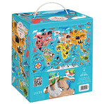 CzuCzu Puzzlove Animaux Carte du Monde, puzzle pour enfants, à partir de 4 ans, 60 éléments CzuCzu Puzzlove Animaux Carte du Monde, puzzle pour enfants, à partir de 4 ans, 60 éléments