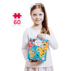 CzuCzu Puzzlove Animaux Carte du Monde, puzzle pour enfants, à partir de 4 ans, 60 éléments CzuCzu Puzzlove Animaux Carte du Monde, puzzle pour enfants, à partir de 4 ans, 60 éléments