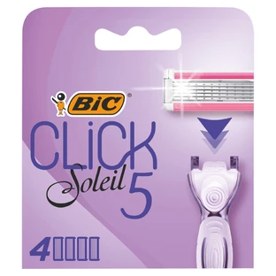 BIC Click 5 Soleil, austauschbare Minen, 4 Stück