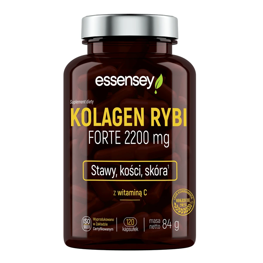 Essensey Fisch Kollagen Forte 2200 mg, 120 Kapseln
