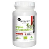 Aliness Organic Ashwagandha KSM-66, 5% vitanolides, 100 cápsulas vegetales