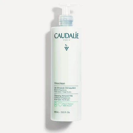 Caudalie Vinoclean, leche desmaquillante de almendras, 400 ml