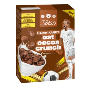 Harry Kane oat flakes with cocoa, 250 g, 3Bears