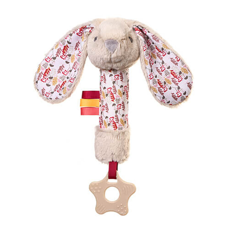 BabyOno, juguete chirriante con mordedor, Conejo Milly, a partir de 3 meses
