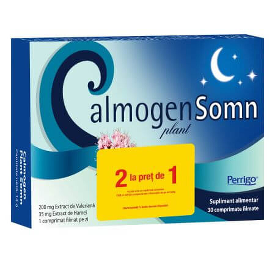 Calmogen Plant Sleep 2 pour le prix d'1, 2x30 gélules, Perrigo