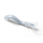 BabyOno, flexible silicone spoon, blue, from 6 months, 1 piece