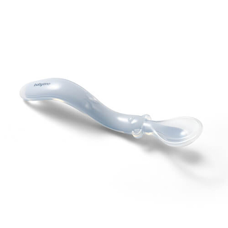 BabyOno, flexible silicone spoon, blue, from 6 months, 1 piece