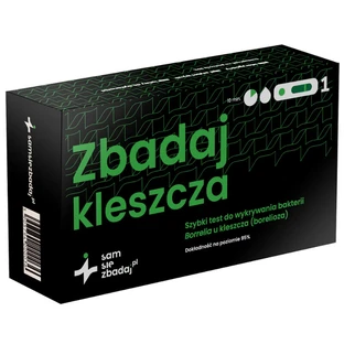 Examínese Examínese garrapata, prueba rápida para la detección de la bacteria Borrelia (enfermedad de Lyme) en garrapatas, 1 unidad