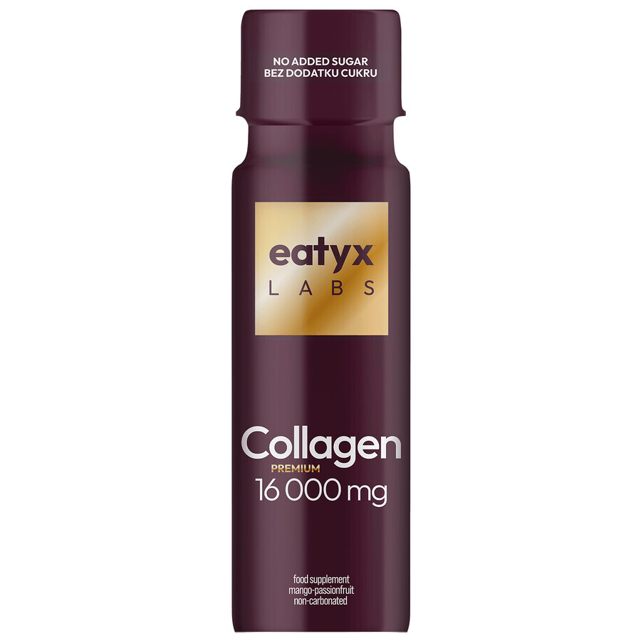 Eatyx Labs Collageen Premium 16 000 mg, mango-maracuja smaak, 80 ml