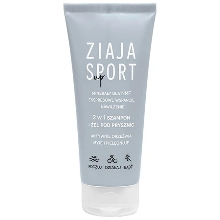 Ziaja Sport Up, shampoo en douchegel 2in1, 200 ml