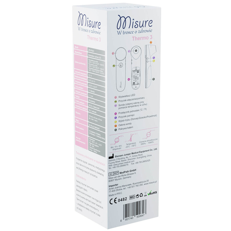 Misure Thermo 3, non-contact thermometer