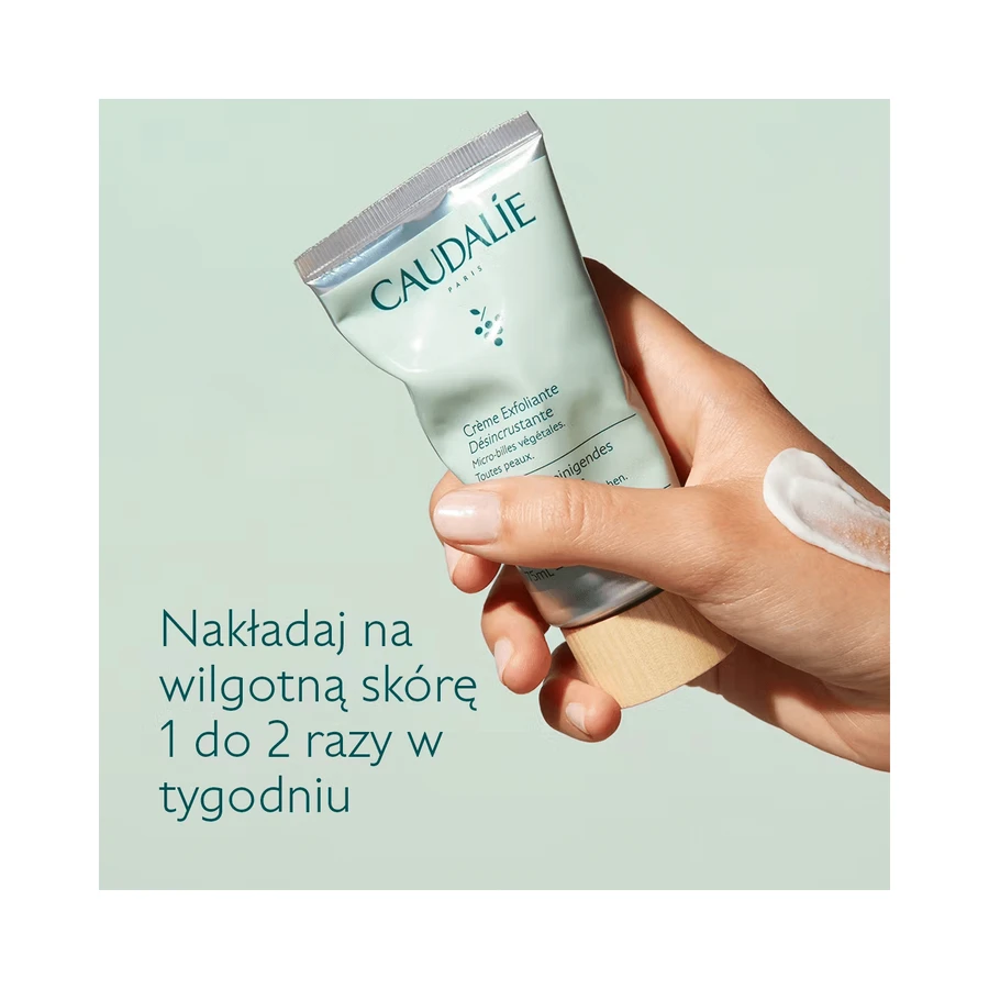 Caudalie, crème exfoliante et nettoyante en profondeur pour le visage, 75 ml