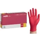 EasyCare Nitril, nitril handschoenen, niet-steriel, poedervrij, framboos, maat M, 100 stuks