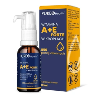 Pureo Health Vitamina A+E Forte gotas, 30 ml