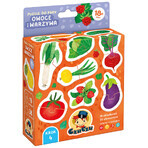 CzuCzu Puzzle a coppie Frutta e Verdura, puzzle per bambini, da 18 mesi, 38 pezzi CzuCzu Puzzle a coppie Frutta e Verdura, puzzle per bambini, da 18 mesi, 38 pezzi