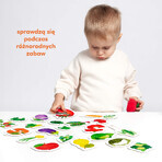 CzuCzu Puzzle a coppie Frutta e Verdura, puzzle per bambini, da 18 mesi, 38 pezzi