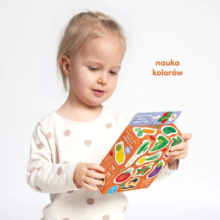 CzuCzu Paired Puzzles Obst und Gemüse, Puzzles für Kinder, ab 18 Monaten, 38 Teile
