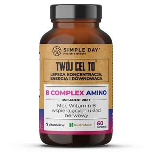 Simple Day Vitamine B Complex Amino, 60 capsules