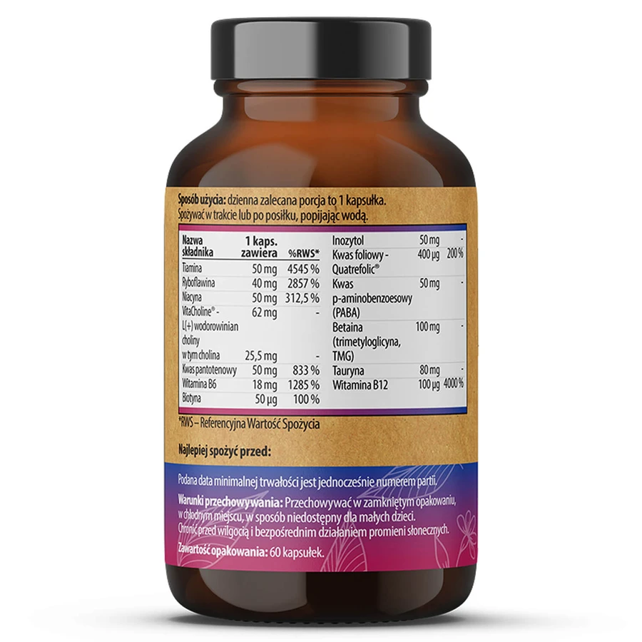 Simple Day Vitamina B Complejo Amino, 60 cápsulas