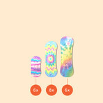 Wild Stripes Waterdicht, pleisters, Regenboog, waterbestendig, 20 stuks