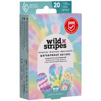 Wild Stripes Waterdicht, pleisters, Regenboog, waterbestendig, 20 stuks