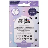 Wild Stripes Anti-Pickel-Pflaster Holo Clear, Ekzempflaster mit Salicylsäure, 24 Stück