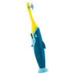 Set di spazzolini Elgydium Pocket Kids Shark, spazzolino per bambini, da viaggio, 2-6 anni, 2 pezzi Set di spazzolini Elgydium Pocket Kids Shark, spazzolino per bambini, da viaggio, 2-6 anni, 2 pezzi