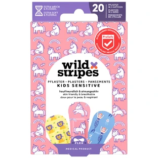 Wild Stripes Kids Sensitive, children's patches, Fantasy, 20 pieces