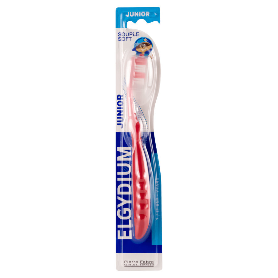Elgydium Junior toothbrush set, brosse à dents pour enfants, 7-12 ans, 2 pièces