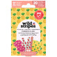 Wild Stripes Finger Flexi, sparadrap pour les doigts, 20 pi&#232;ces