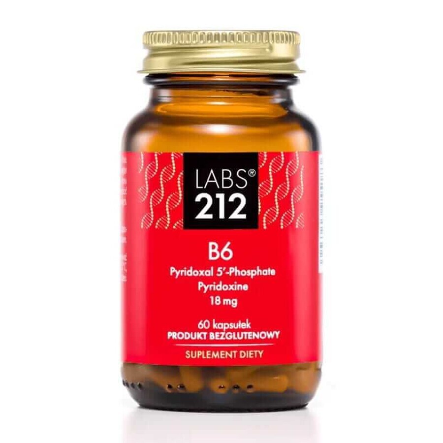 Labs212 Vitamine B6 (P-5-P + Pyridoxine) 60 capsules