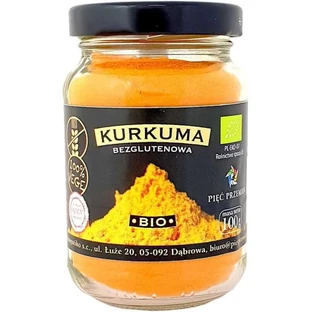 Glutenvrije kurkuma BIO 100g FIVE CHANGES