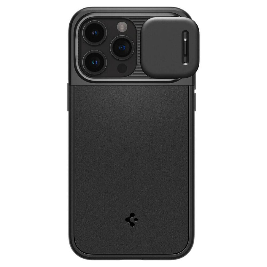 Spigen Optik Armor Mag case with MagSafe pour iPhone 15 Pro Max - noir