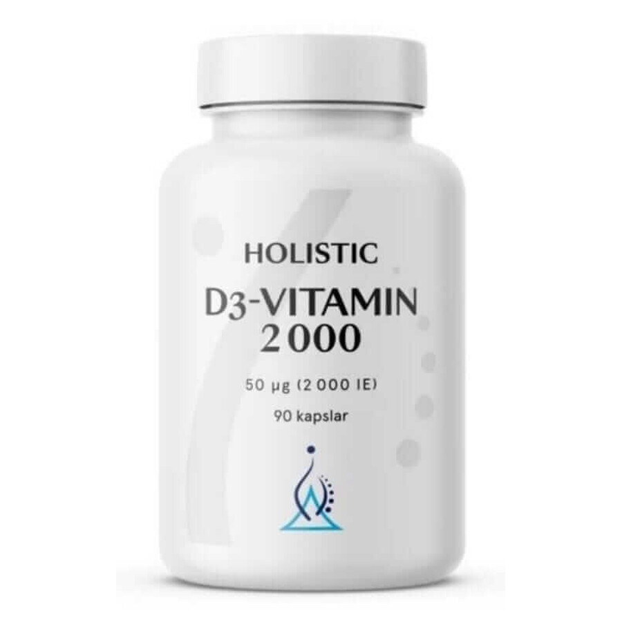 Holistic D3 - 50 µg (2000 IE) 90 capsules