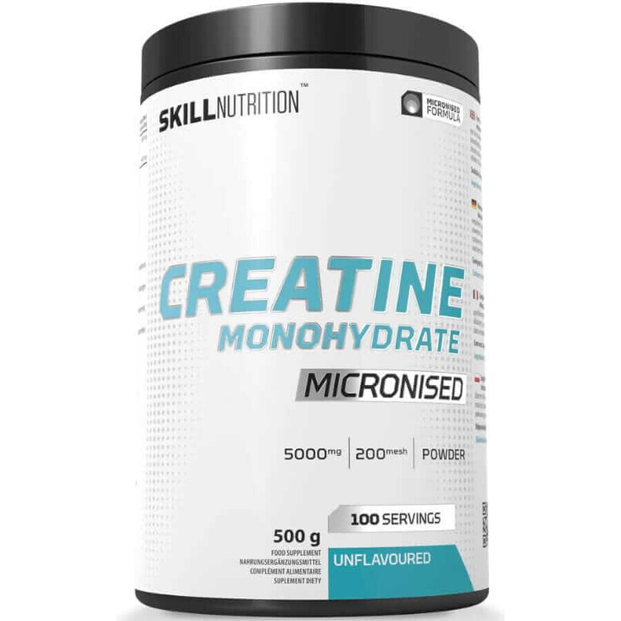 Creatina Monohidrato Micronizado - insípido - 500 g - Skill Nutrition