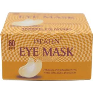 Pilaten Eye Mask Hydrogel eye patches with collagen and gold, 60 pieces