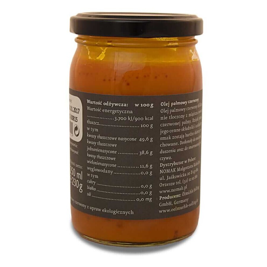 BIO Olio di palma rosso Ölmühle Solling (250ml)