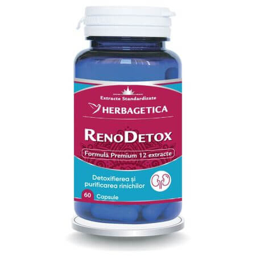 Renodetox, 60 Kapseln, Herbagetica