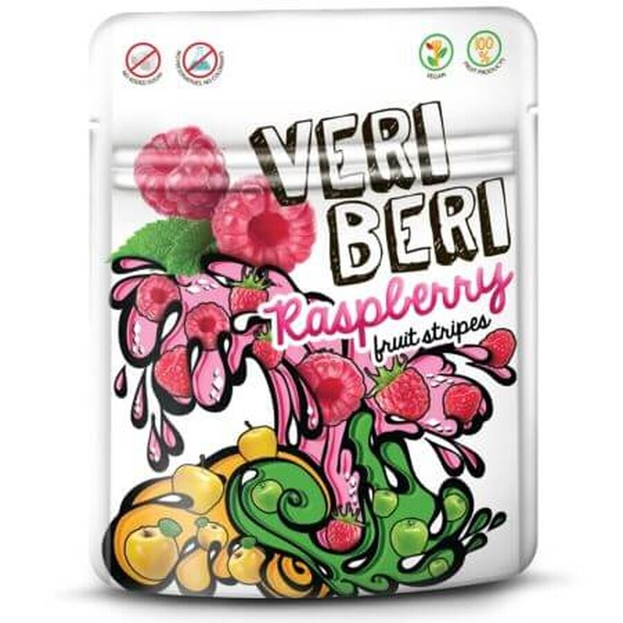 Gelatina de frutas con sabor a frambuesa, 50 g, Cervezas Veri Beri