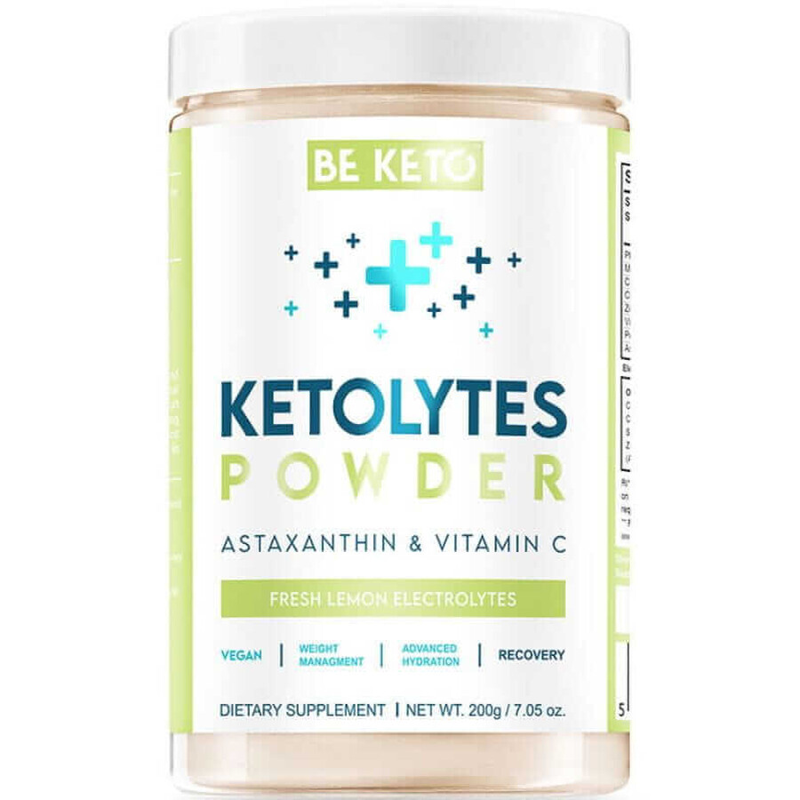 Ketolytes Elektrolytpulver - Frische Zitrone 200g BeKeto