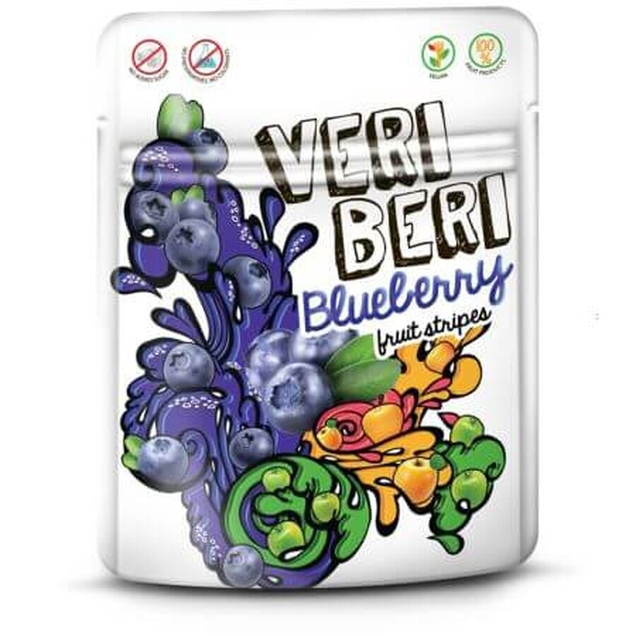 Jeleuri din fructe cu aroma de afine, 50 g, Veri Beri