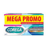 Package Denture adhesive cream, Neutro Corega, 2 x 40 g, Haleon