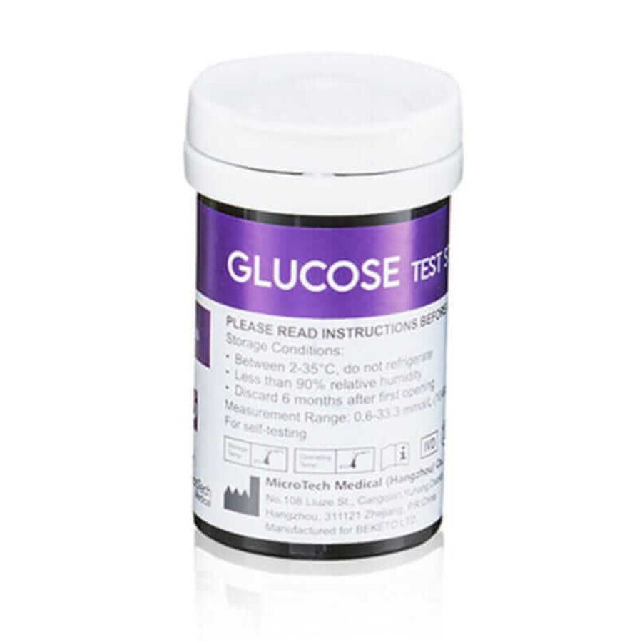 Misuratore GluKeto - Strisce di glucosio 50 pezzi BeKeto