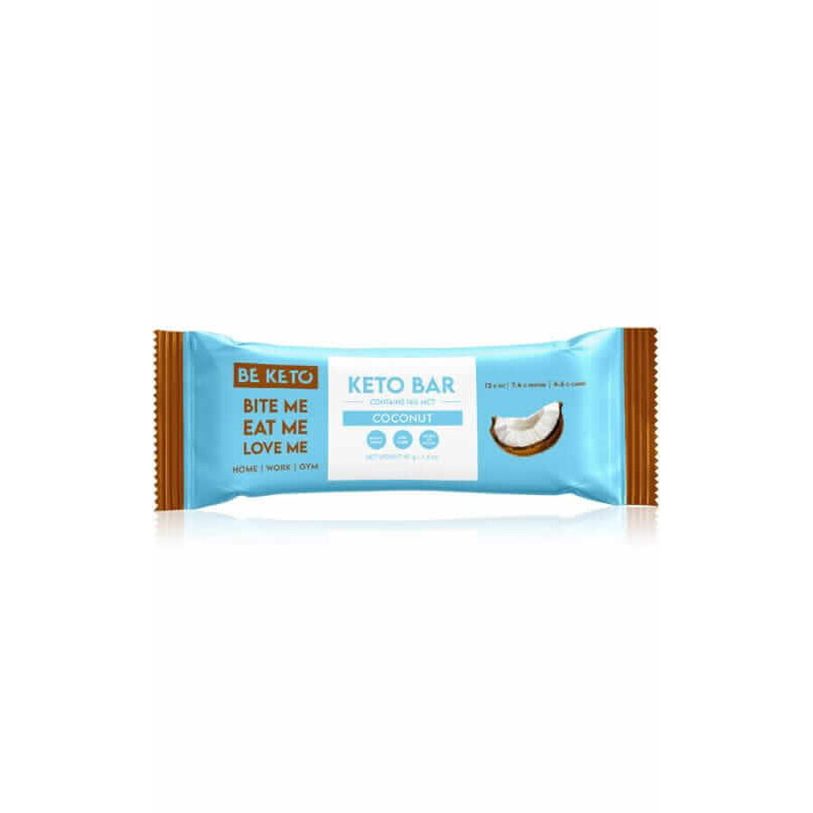 Barretta Keto - Cioccolato e cocco 40g BeKeto