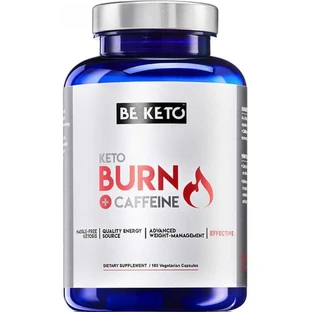 Keto Burn met Cafeïne - vetverbrander - 180 capsules BeKeto